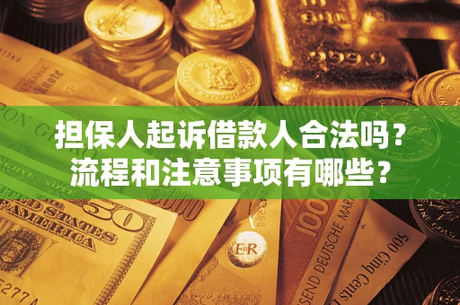 济南担保人起诉借款人合法吗？流程和注意事项有哪些？