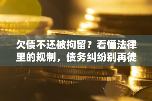 济南欠债不还被拘留？看懂法律里的规制，债务纠纷别再徒劳奔波