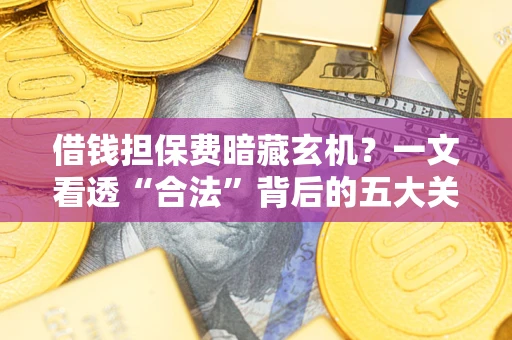 济南借钱担保费暗藏玄机？一文看透“合法”背后的五大关键陷阱