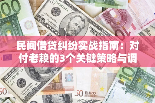 济南民间借贷纠纷实战指南：对付老赖的3个关键策略与调解盲区解析