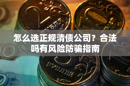 济南怎么选正规清债公司？合法吗有风险防骗指南